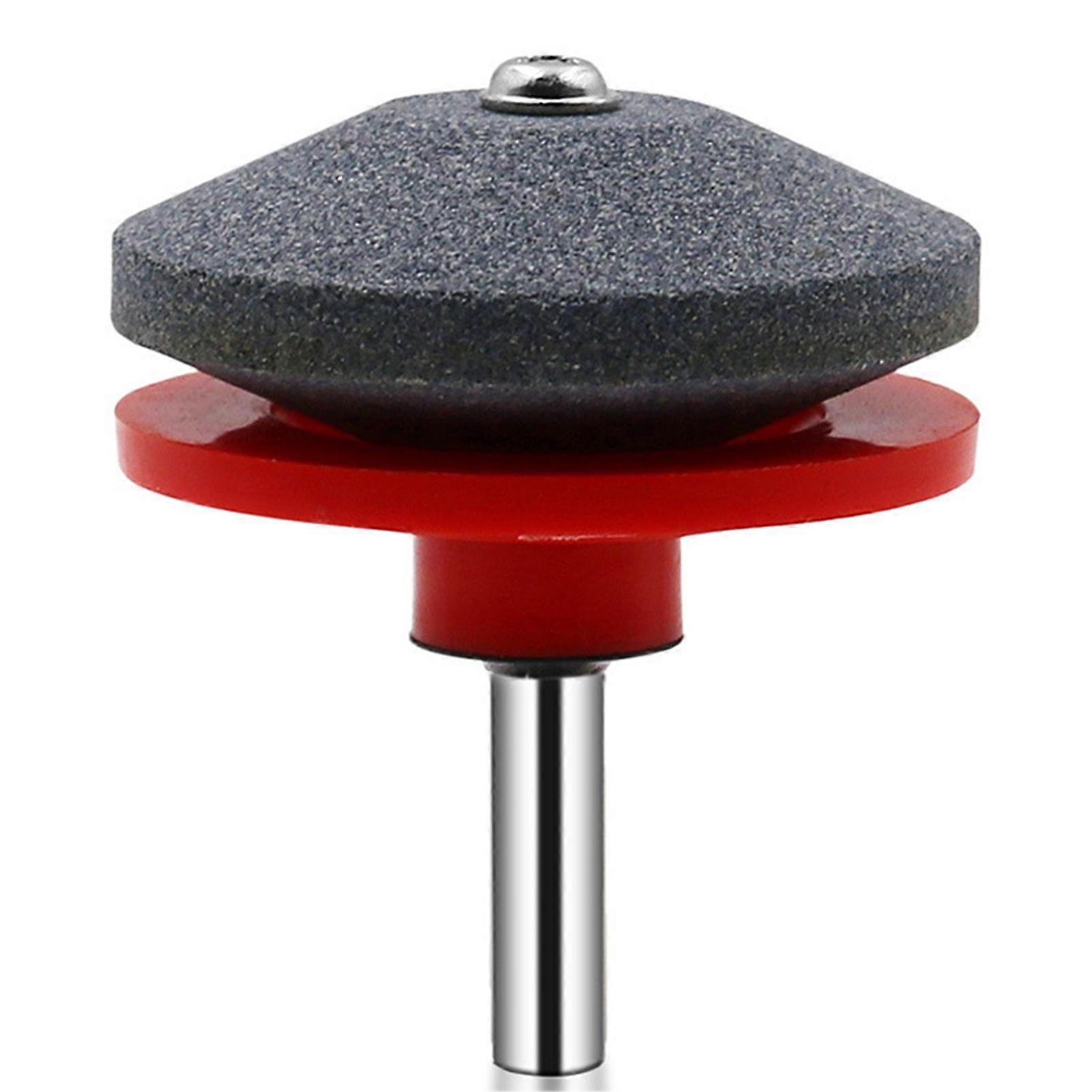 Lawn Mower Blade Sharpener Universal Sharpener Grinder Wheel Stone for Power Drill Hand Drill 1/4 Inch Shank