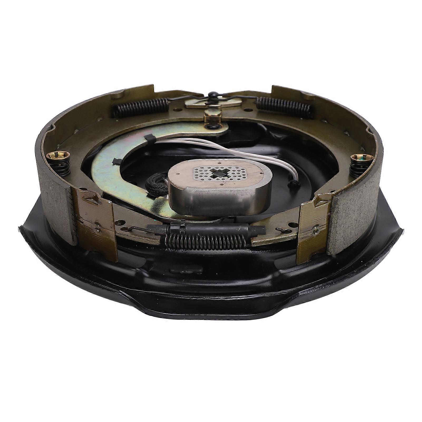 12in Electric Trailer Brake Assembly 5 Hole Mounting Backing Plates for 5200 Lbs 6000 Lbs 7000 Lbs Trailer Axles 