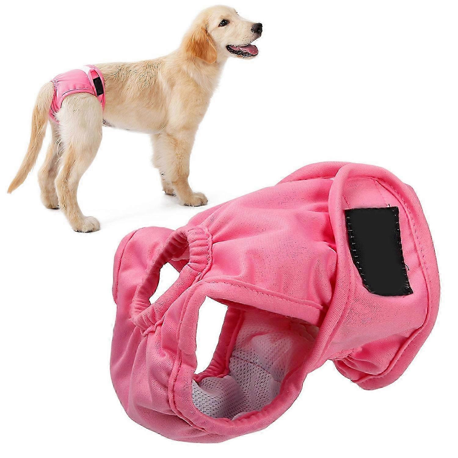 Dog Physiological Pants Soft Adjustable Prevent Nuisance Washable Reusable Diaper Dog Sanitary Panti
