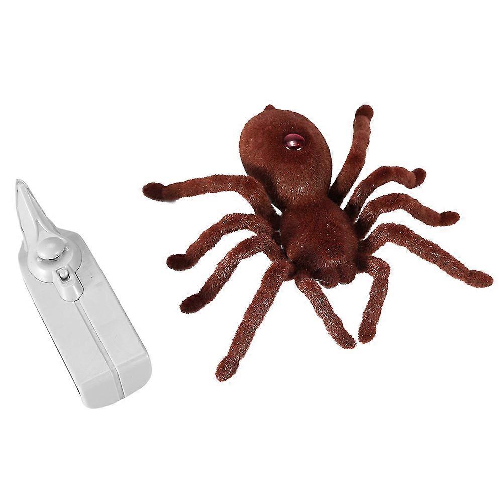 Realistic RC Infrared Spider Remote Control Scary 2CH Remote-Controlled Prank Toy