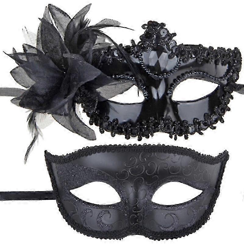 Cuplu Mascarada Măști Set Venetian Party Mască Costum Mască-În stoc