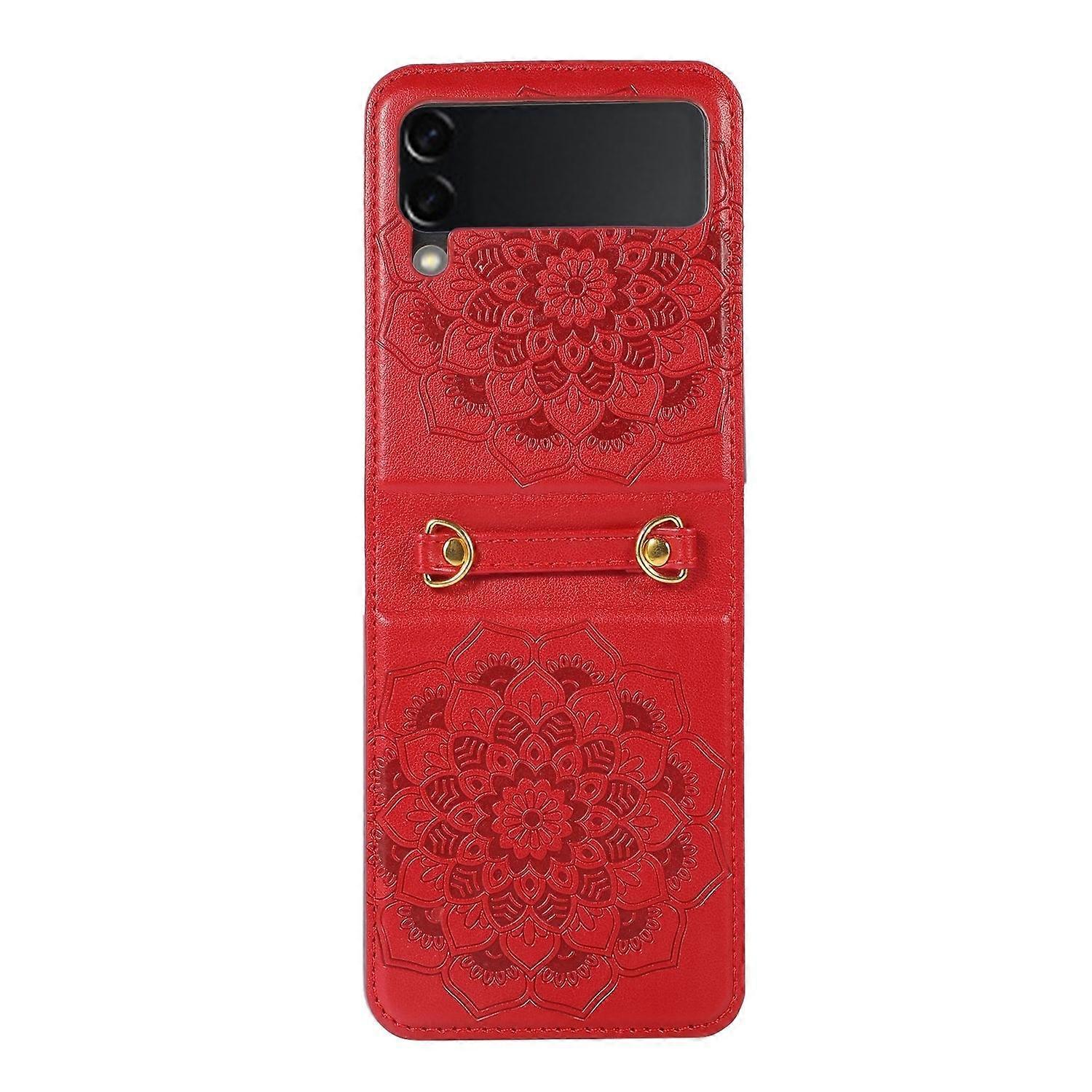 适用于三星 Galaxy Z Flip7 FE / Flip6 5G 曼陀罗设计 TPU 保护壳
