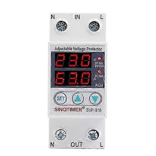 SINOTIMER SVP-916 Adjustable Self-resetting Over-voltage Under-voltage Protector