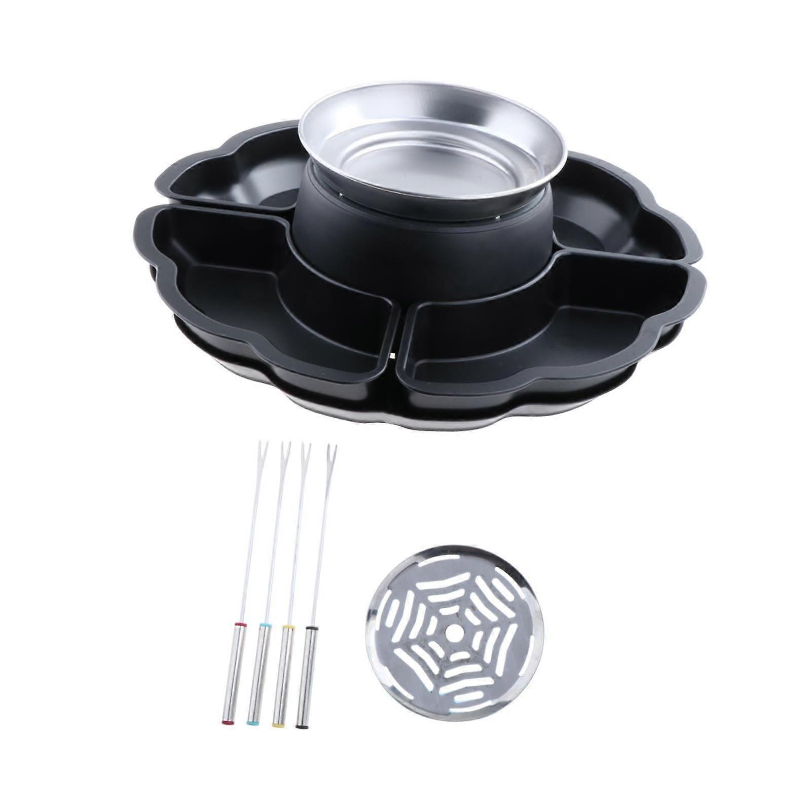 Suklaafondue-setin suklaasulatusuuni syntymäpäivän elokuvaillan tarvikkeisiin