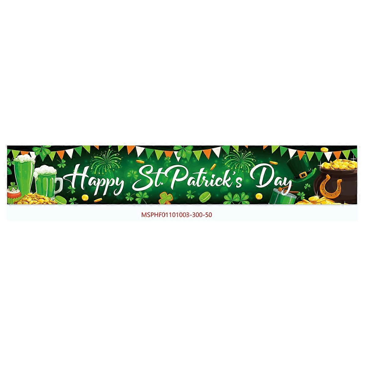 Plastic Pole Irish Holiday Banner