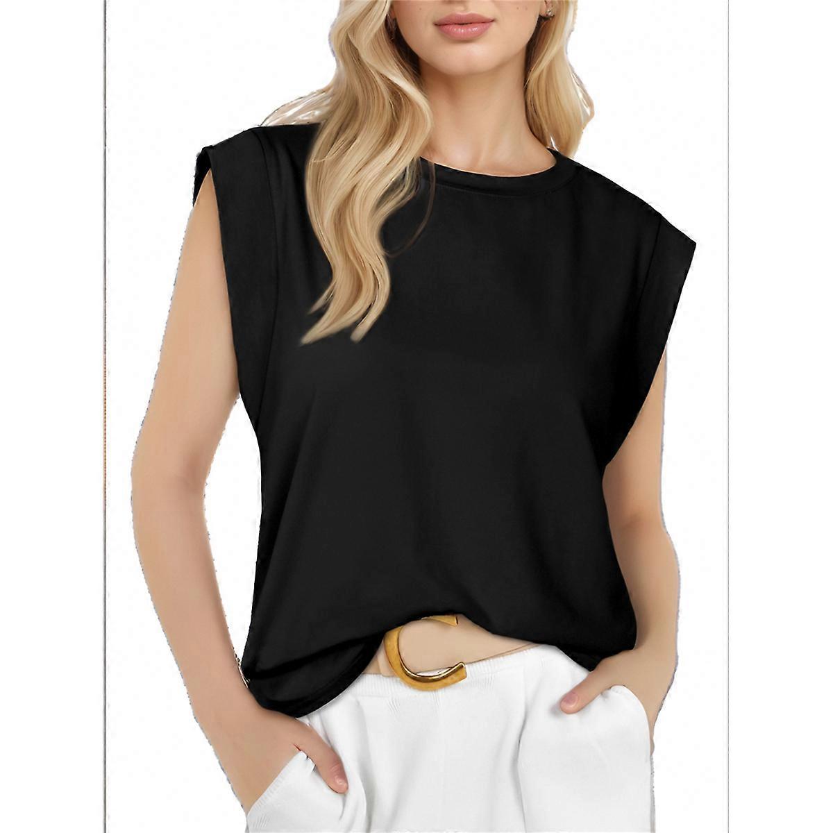 Dámské letní ležérní tílko Černá XXL