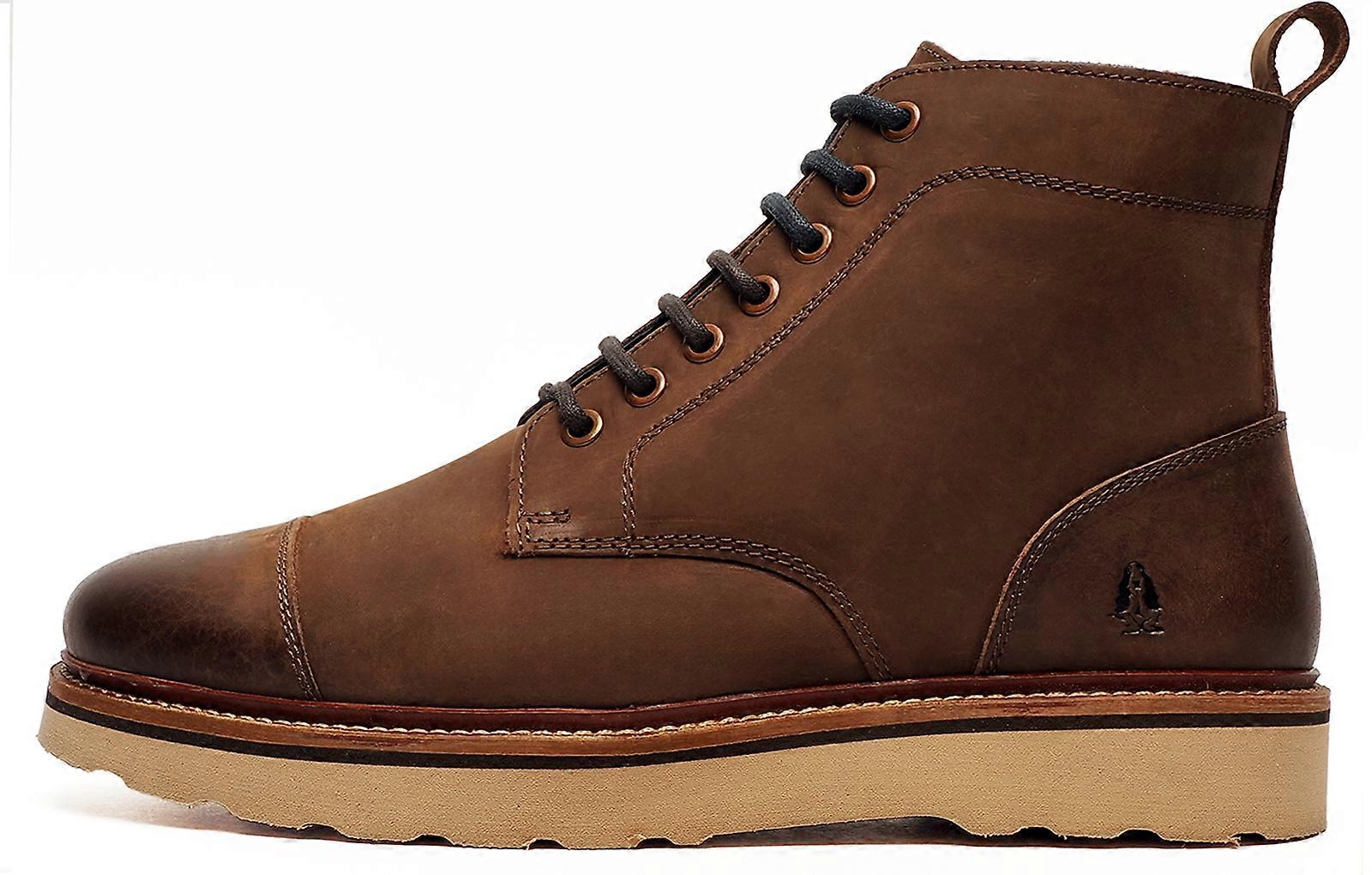 Hush Puppies Milo Leather Boots Brown