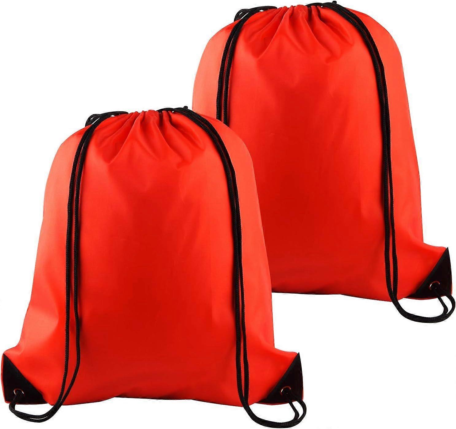 2Pcs Drawstring Backpack Bags Cinch Sack Bulk String Backpack Storage Bag