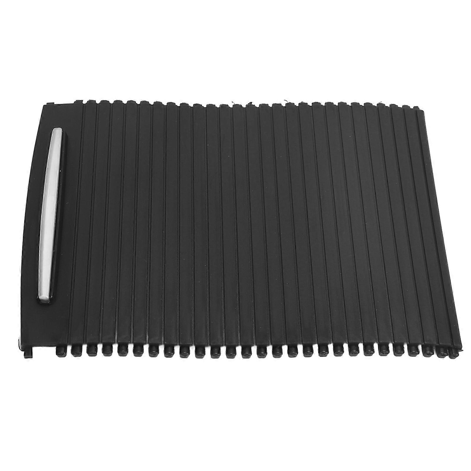 Rear Center Console Roller Blind 51166963913 Console Cup Holder Slide Cover for E92 E93 M3 2005‑2012 Black 