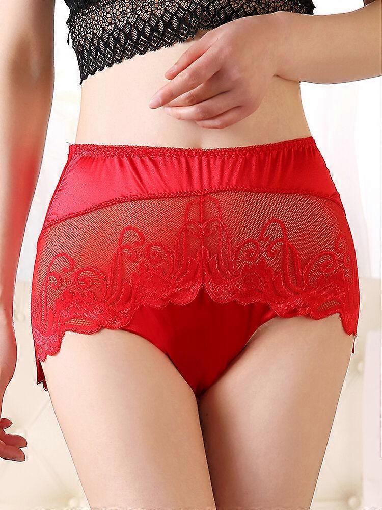 Women's High Waist Modal Lace Soft Comfy Panty