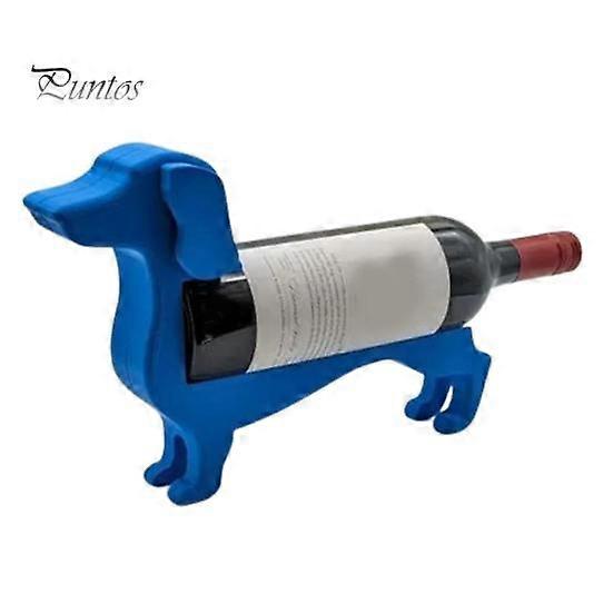 Dachshund Wine Bottle Holder Wooden Dog Shape Beer Bottle Display Stand Organizer Rack Home Restaurant Bar Table Desktop Figurine Decoration