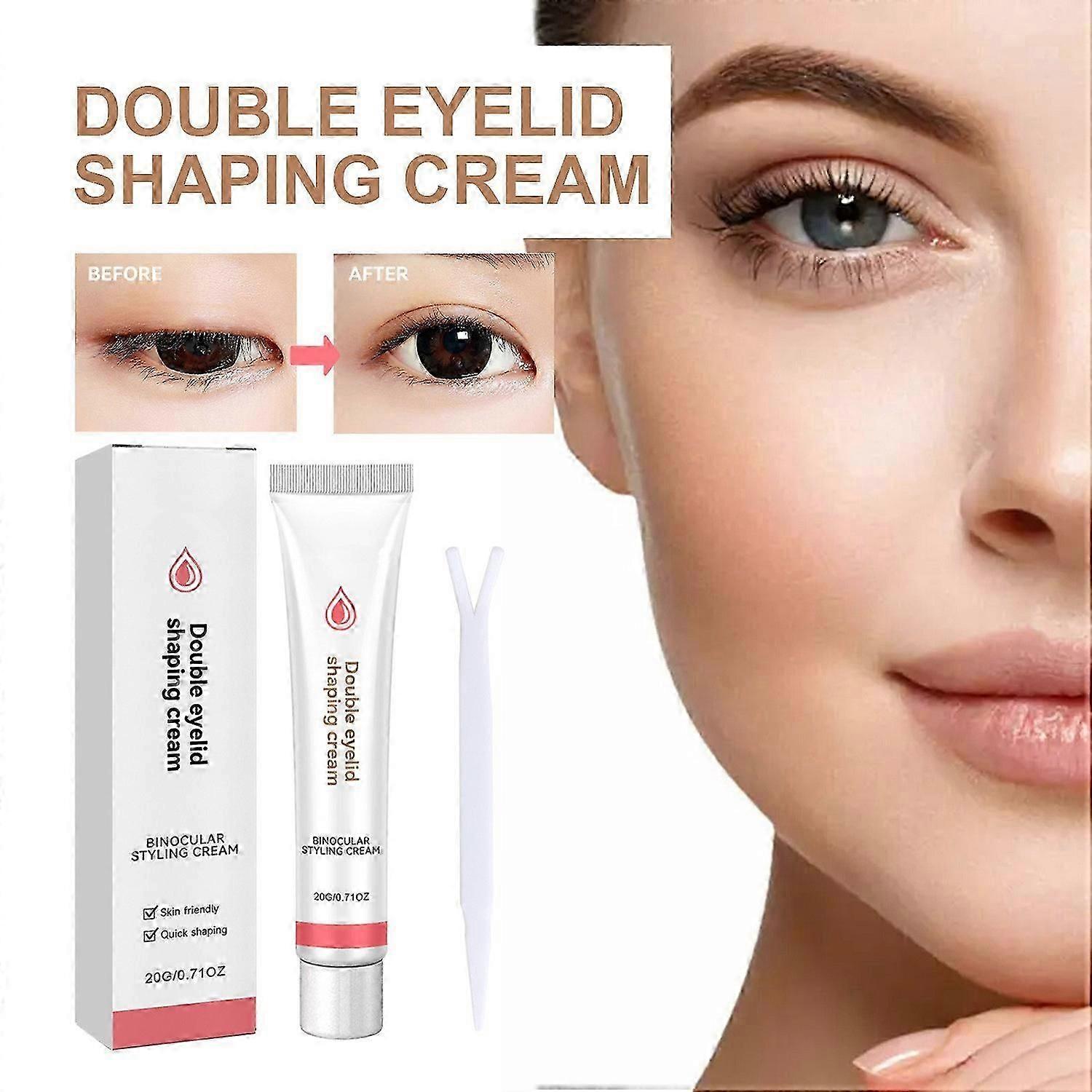 Double Eyelid Styling Cream, Vattentät Dubbel Ögonlock Modeling Cream, Långvarig Osynlig Dubbel Ögonlock Formande Styling Cream