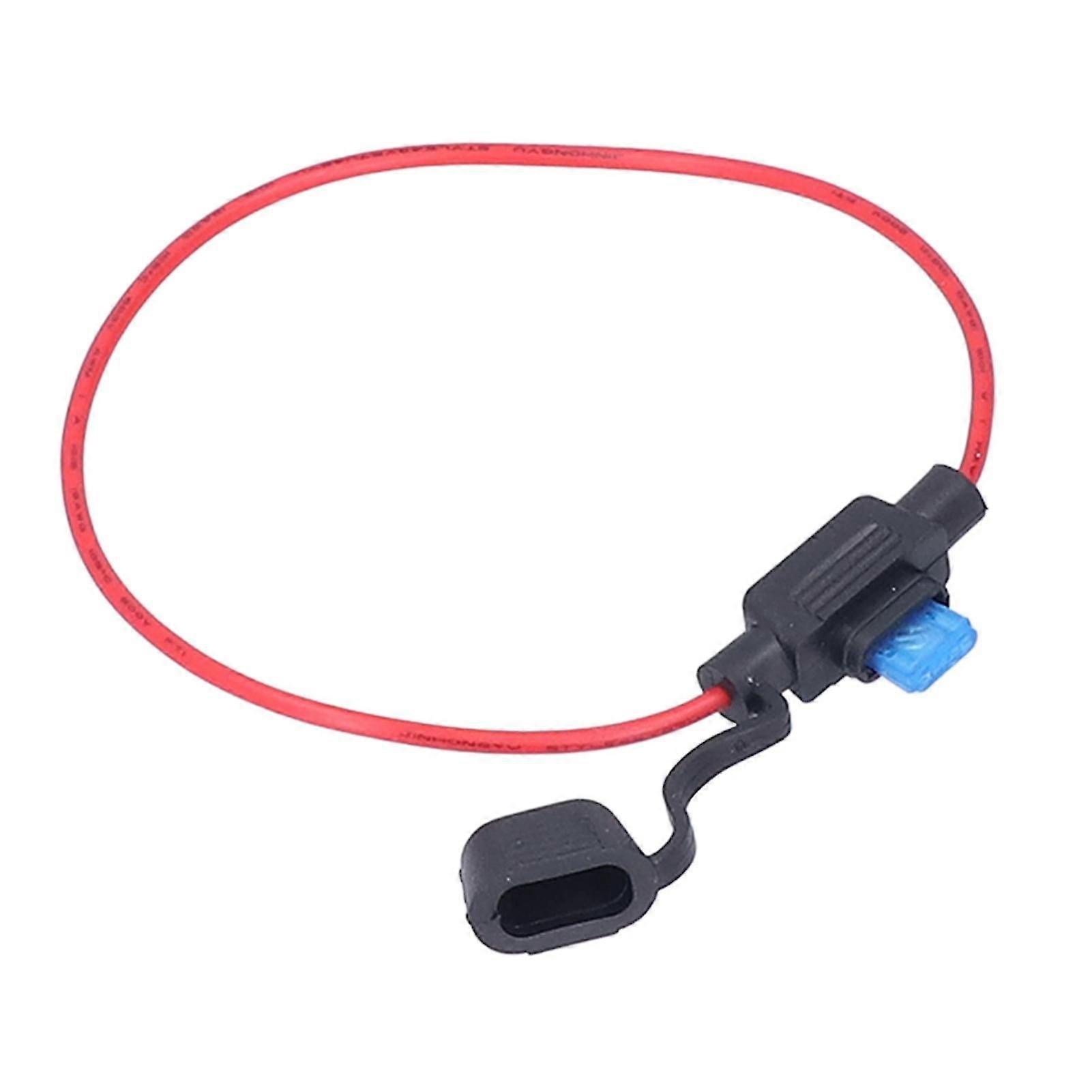 20Pcs/Set Inline Fuse Holder 18AWG Waterproof Fuses Holders Socket with Blade Fuse 15a