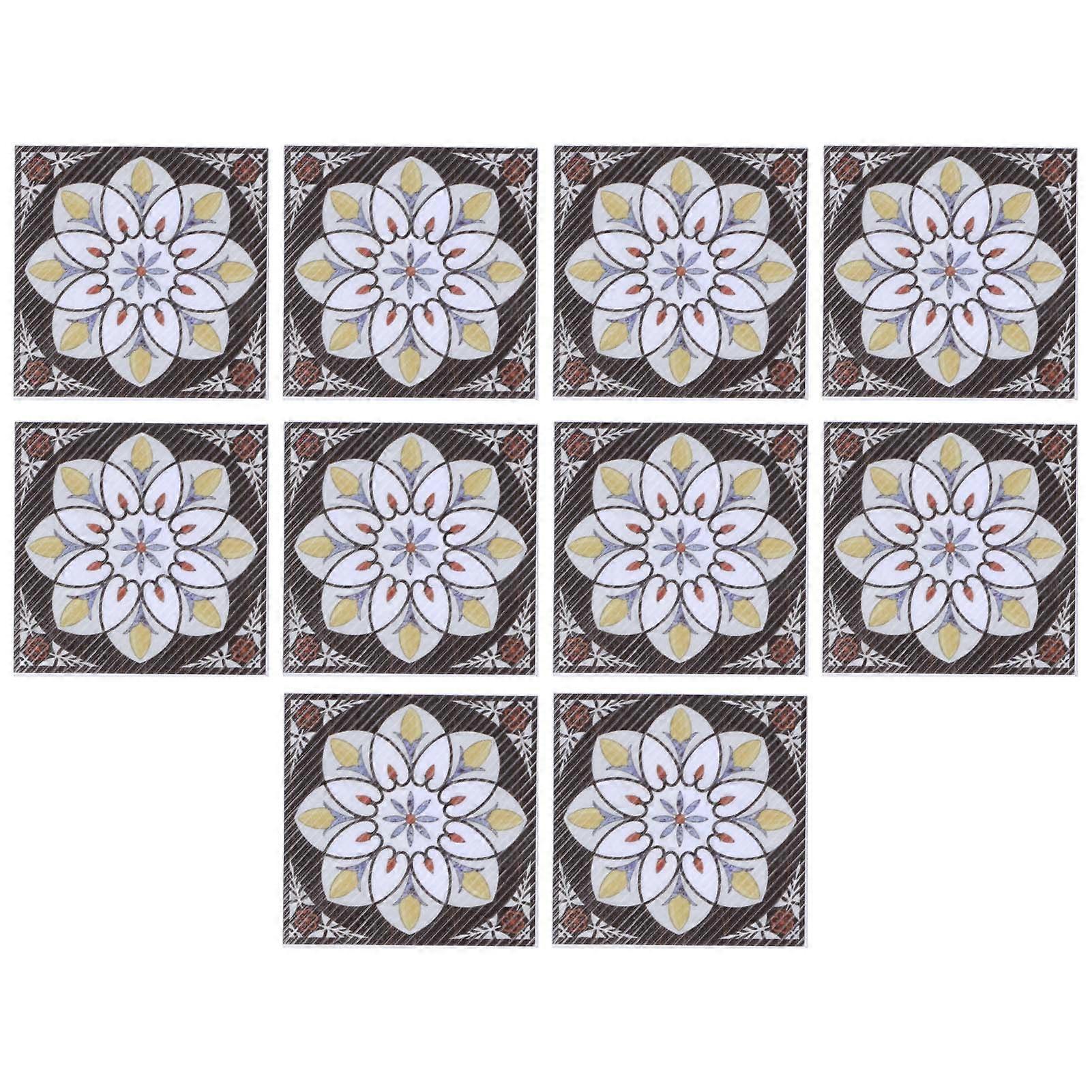 20Pcs Self-Adhesive Tile Diagonal Sticker For Floor And Wall Decals Peel And Stick Diagonal Tile Pattern DIY Backsplash