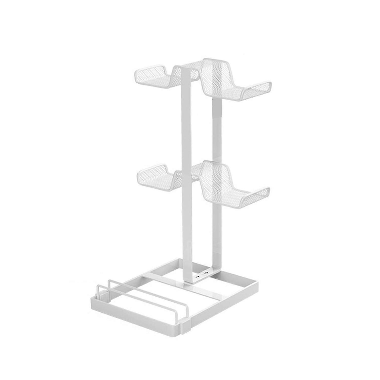 U-shaped Design 3 Layers Strong Bearing Force Gamepad Bracket Headphone Metal Storage Display Stand 