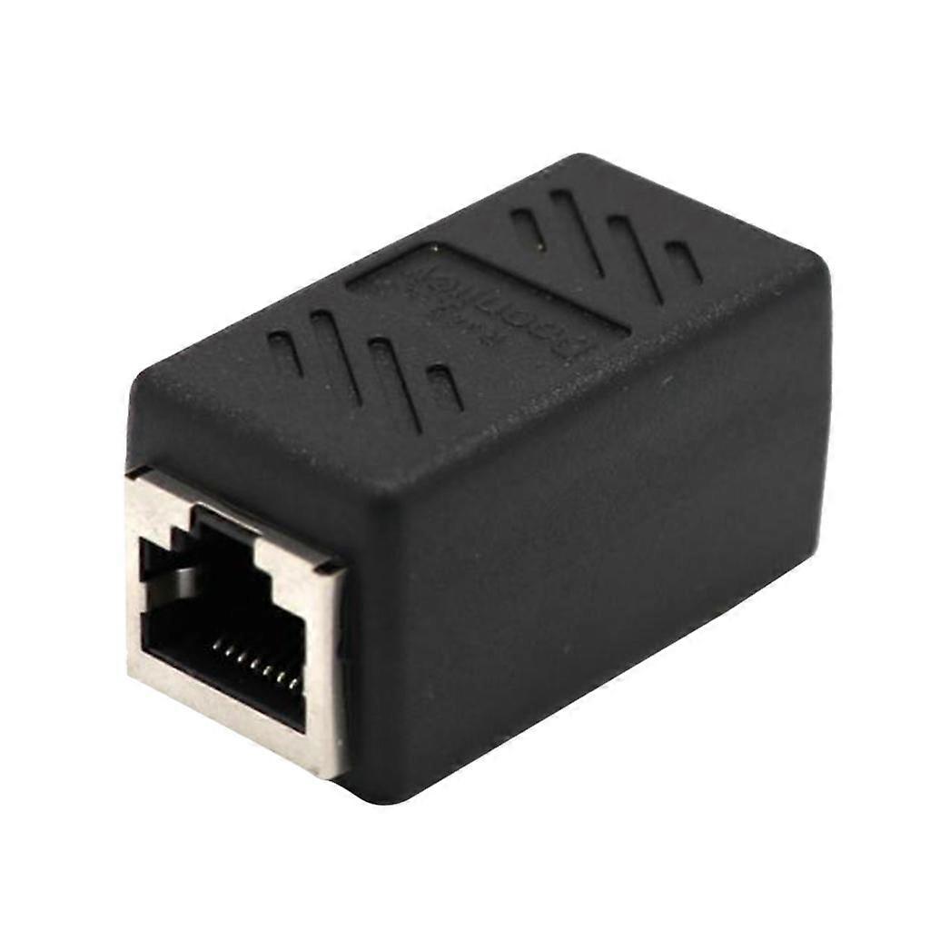 Female to Female Network Ethernet LAN Connector Adapter gray