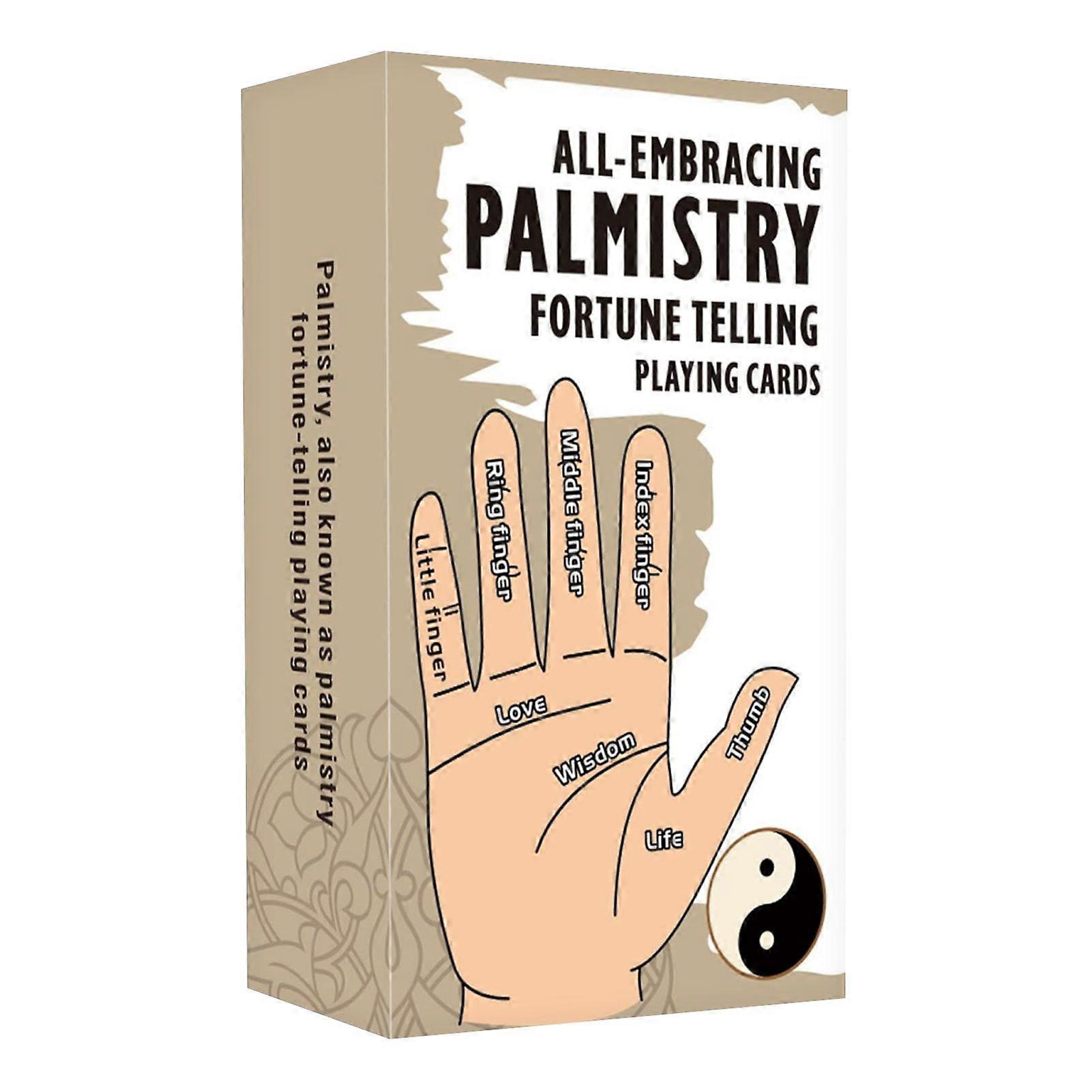 All-Embracing Palmistry Fortune-Telling Cards - Unique Oracle Deck for Self-Discovery, Spiritual Guidance, Fun and Insightful Fortune-Telling Tool