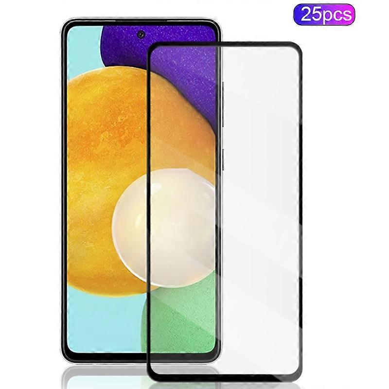 MOCOLO 25Pcs For Samsung Galaxy A54 5G Screen Protector Full Coverage Tempered Glass Film-Black