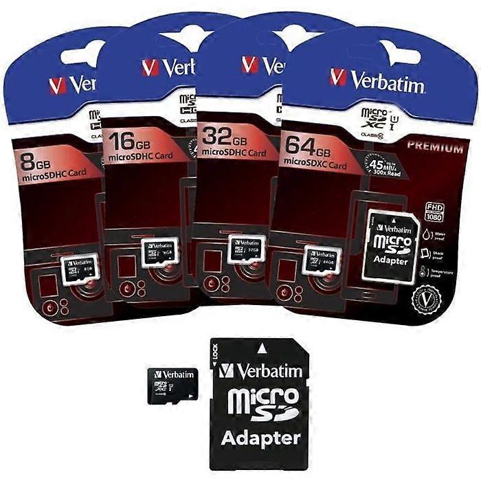 16GB Class 10 Micro SDHC memory card with free SD adapter