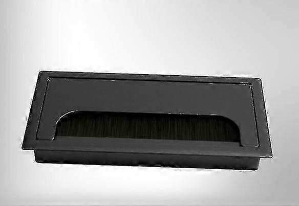 طقم أسود من 2 حلقات كابل - ألومنيوم - 160 × 80 مم