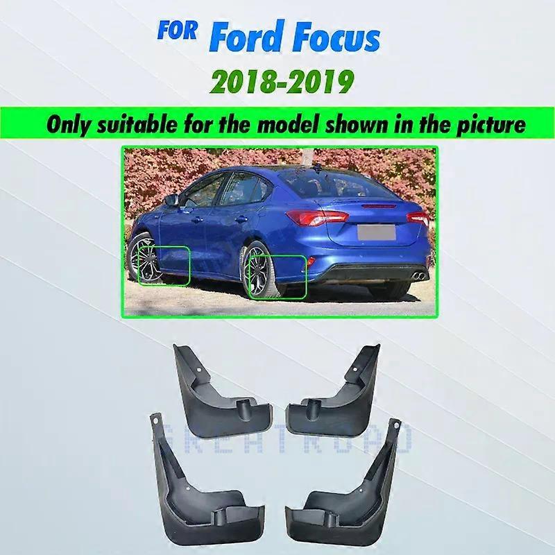 Car Mud Flaps Mudguards Splash Guards for Fender Mudflaps for Ford/Focus MK4 /MK4 ST Sedan 2018 2019