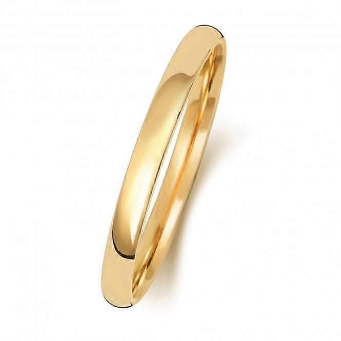 Wedding Band 9K Slight Court 2mm-1.4 Wedding Ring W111M