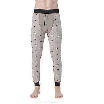 Pantalones de invierno aislantes para hombre con calidez superior Leggings térmicos forrados de vellón Capa base atlética Calzoncillos largos Estilo 5 4XL