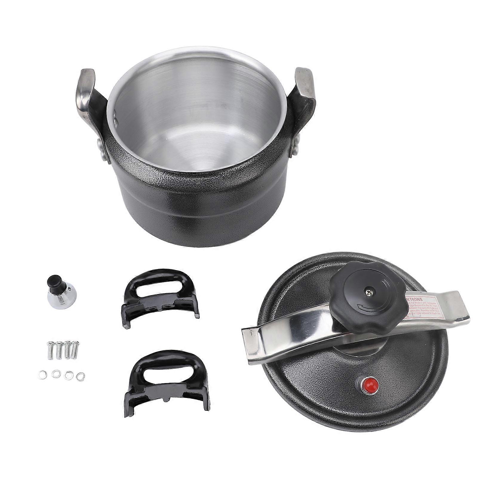 Professional Explosion-Proof Pressure Cooker Made of Thick Aluminum for Home and Commercial Use, 3L