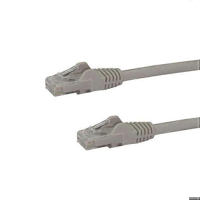 STARTECH Cat6 Gigabit network cable - 2 m - Gray - Hookless - Crosstalk reduction