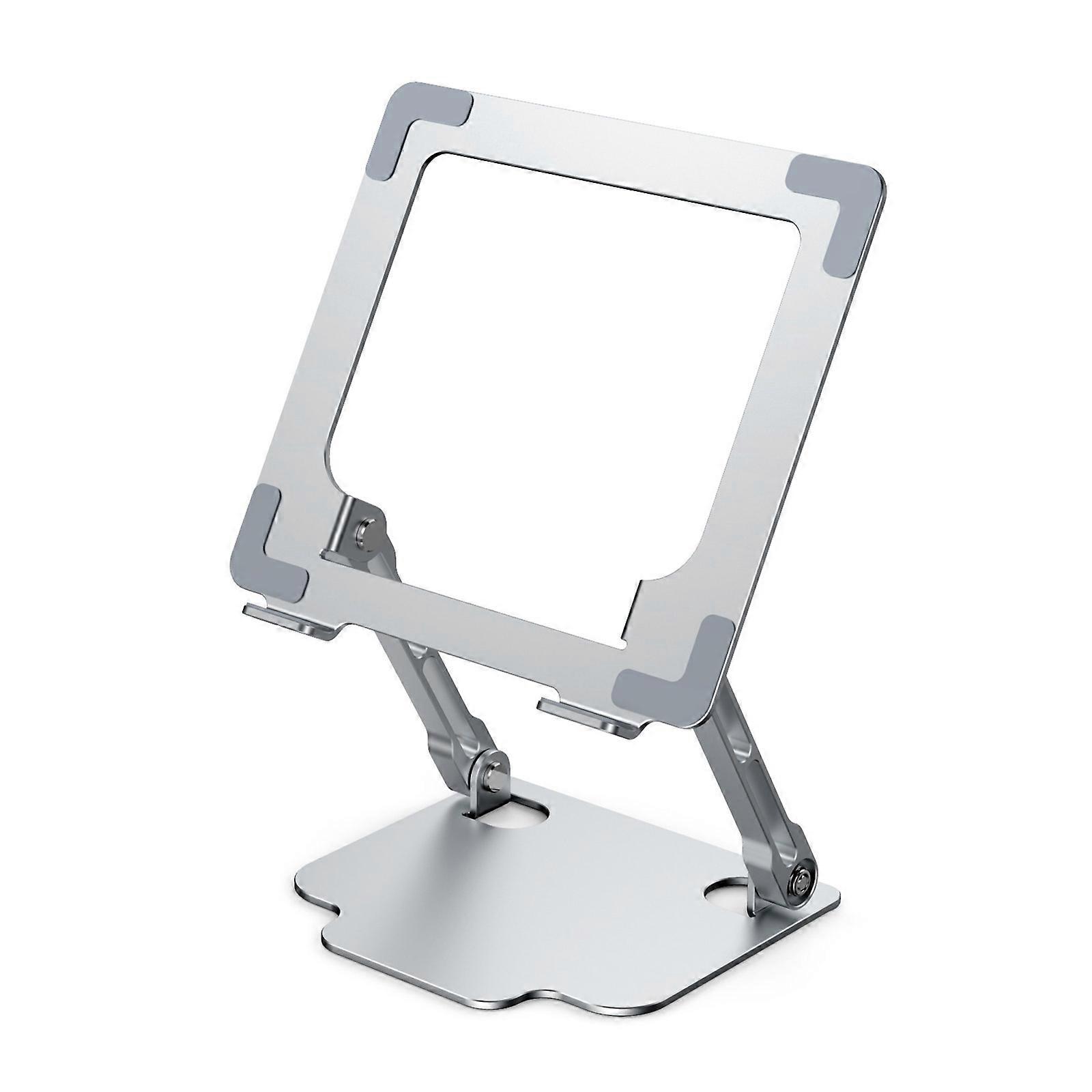 Laptop Stand Adjustable Portable Aluminum Folding Notebook Computer Heat Dissipation Bracket for 10-17.3" Laptop Tablet Silver