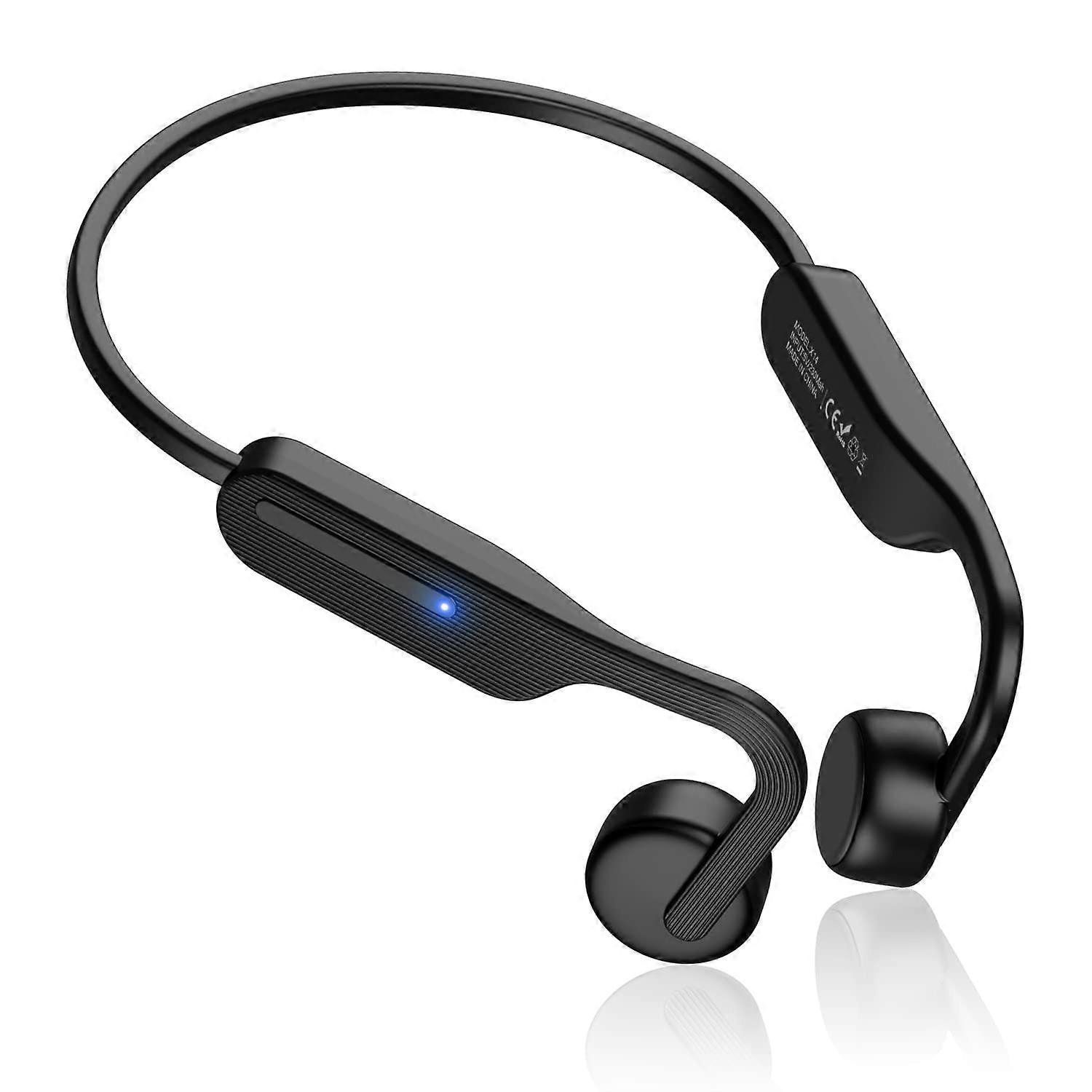 Bone Conduction Open Ear Bluetooth Headphones Bluetooth 5.4 Built-In Mic Sweat-Resistant For Running