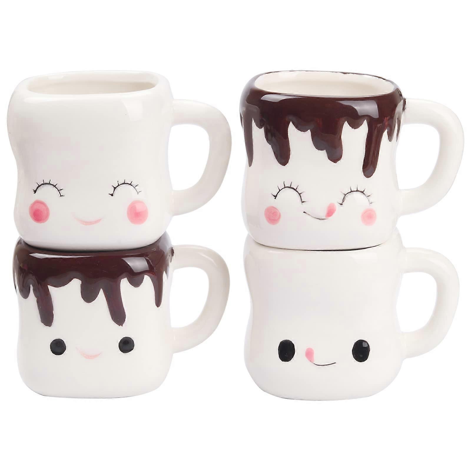 4 mugs cute Christmas gift for mother 6OZ