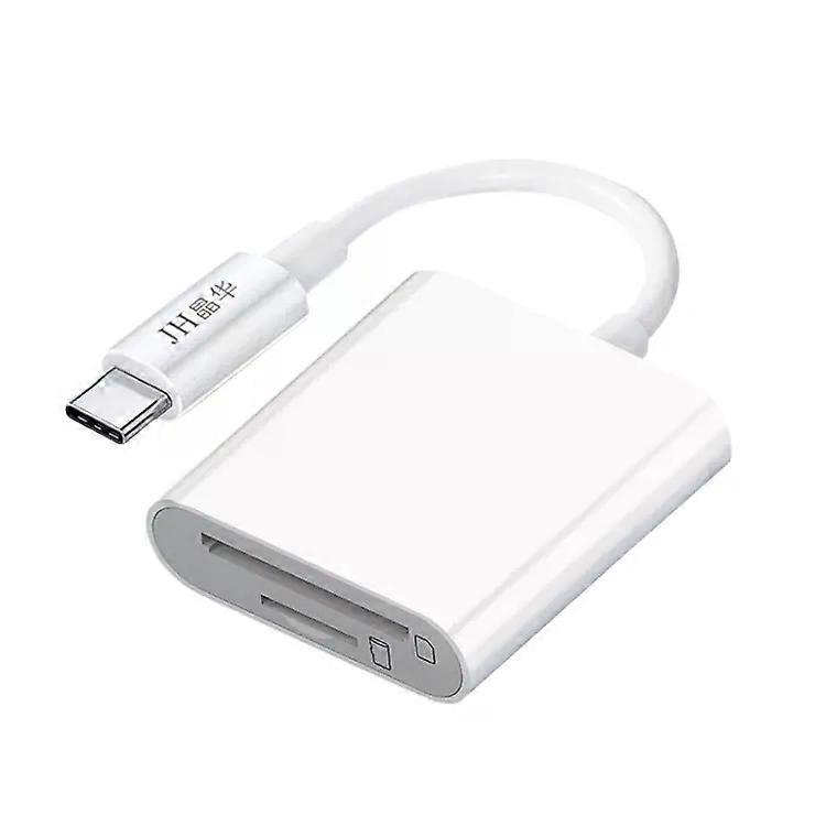 JINGHUA Mobile Phone Card Reader Converter Memory Card Reader Type-C With Cable TF+SD