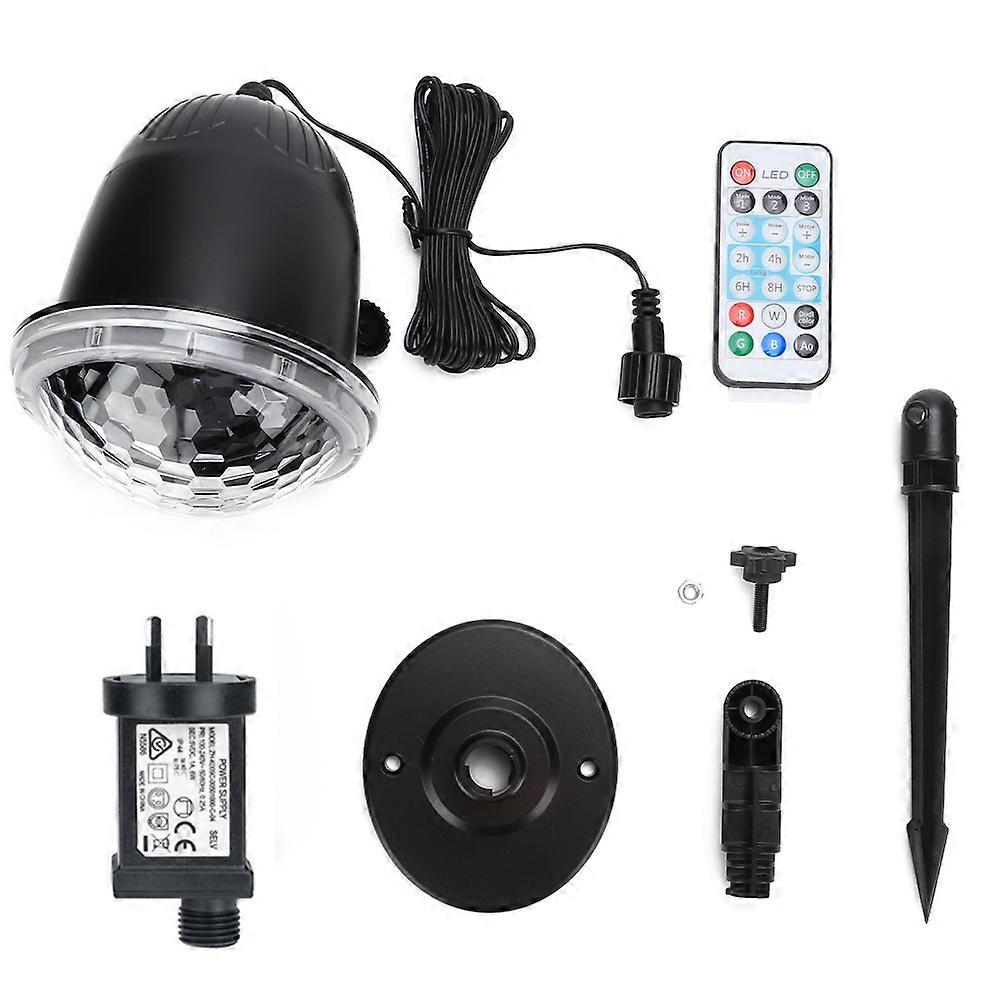 Waterproof LED Snowflake Projector Light Projection Lamp with Remote Control 100-240V(AU)