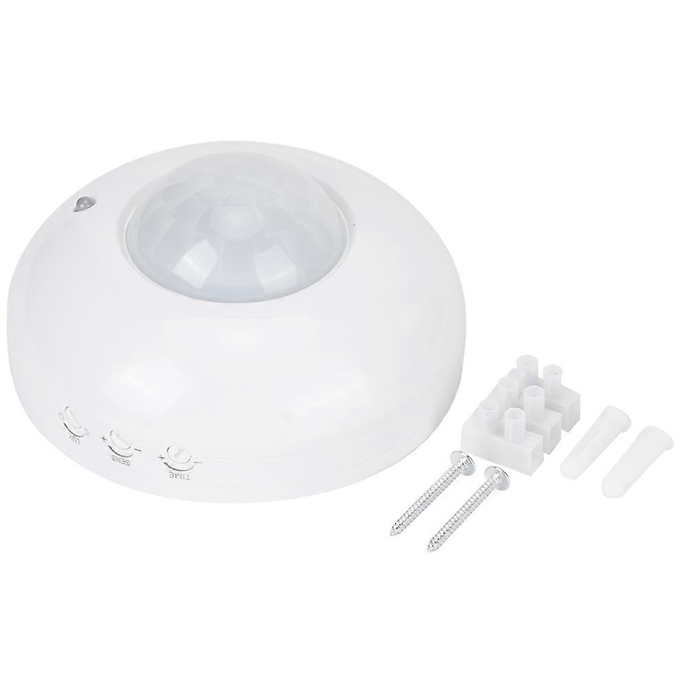 Adjustable Sensitivity Motion Detector for Hallway Kitchen, Customizable Time Delay Sensor with Power and Detection Indicator (Neutral Required)