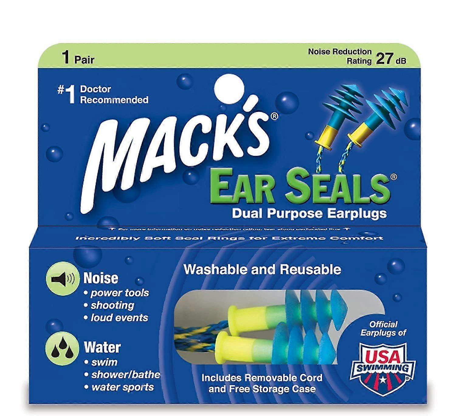 Ear Covers Dual Purpose Ear Pads 1 Pair Package, Soft Silicone, Waterproof, Ergonomic Design