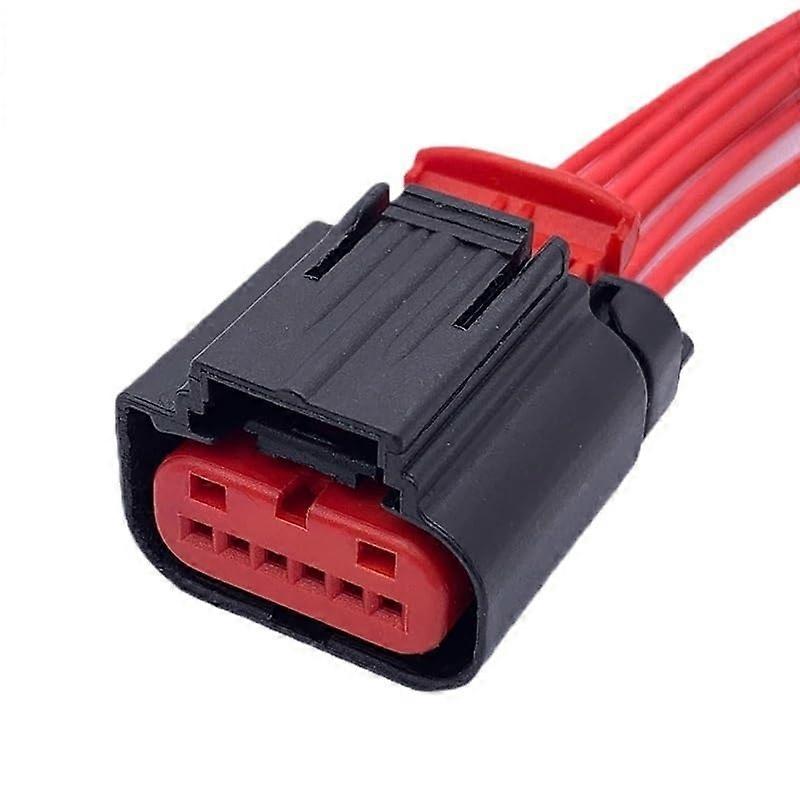 Hongpan 6 Pin Throttle Pedal Waterproof Socket Connector Harness Plug Compatible with 1438153-5 1-1419168-1 6P Female A