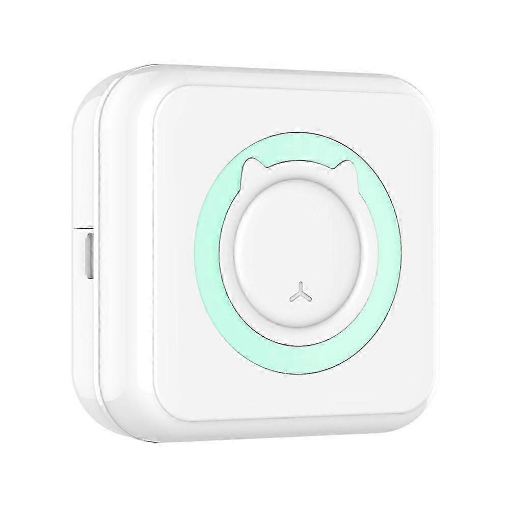 Mini Thermal Printer for Photos Receipts Notes Memo Labels Green