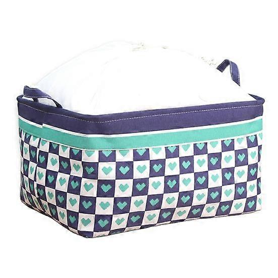 Foldable Storage Basket Multi-Functional Organizer with Reinforced Handles Large Capacity Toys Storage Bin Clothes Laundry Basket
