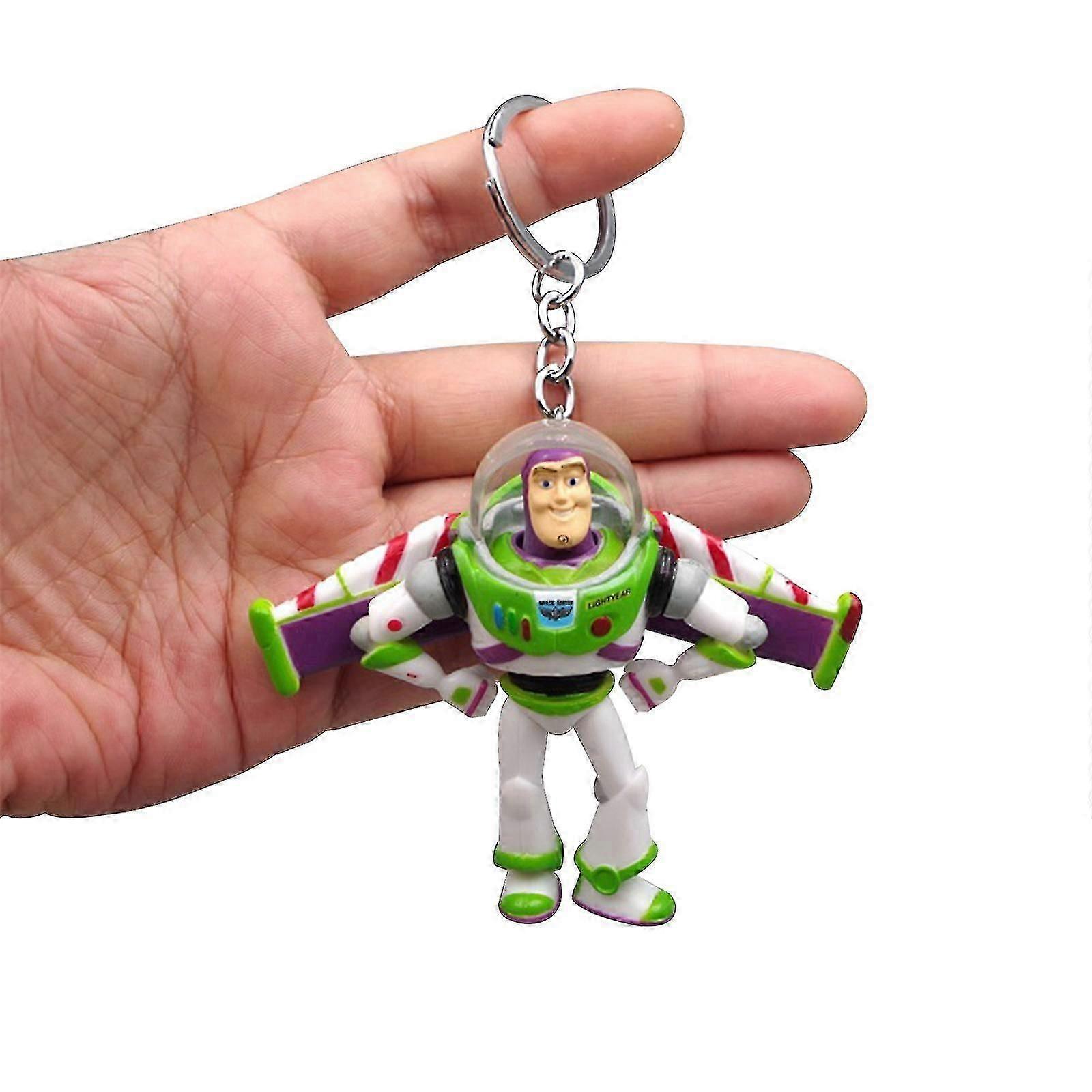 Toy Story Anime Figure Buzz Lightyear Desktop Ornaments Collection Doll Bag Car Keychain Home Decoration Birthday Gifts