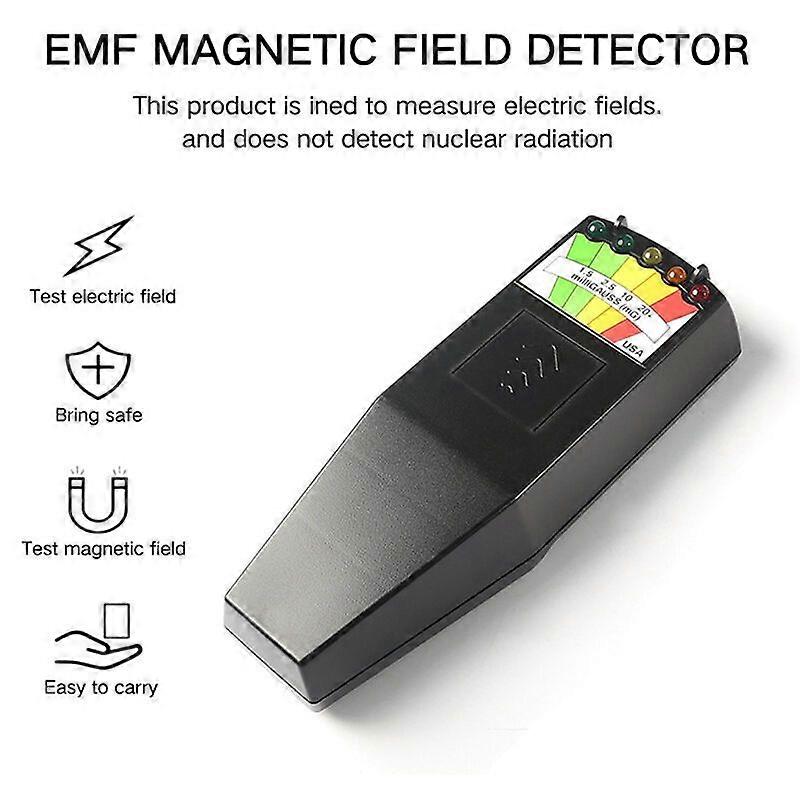 Magnetic Field Radiation Tester Meter Detector (Black)
