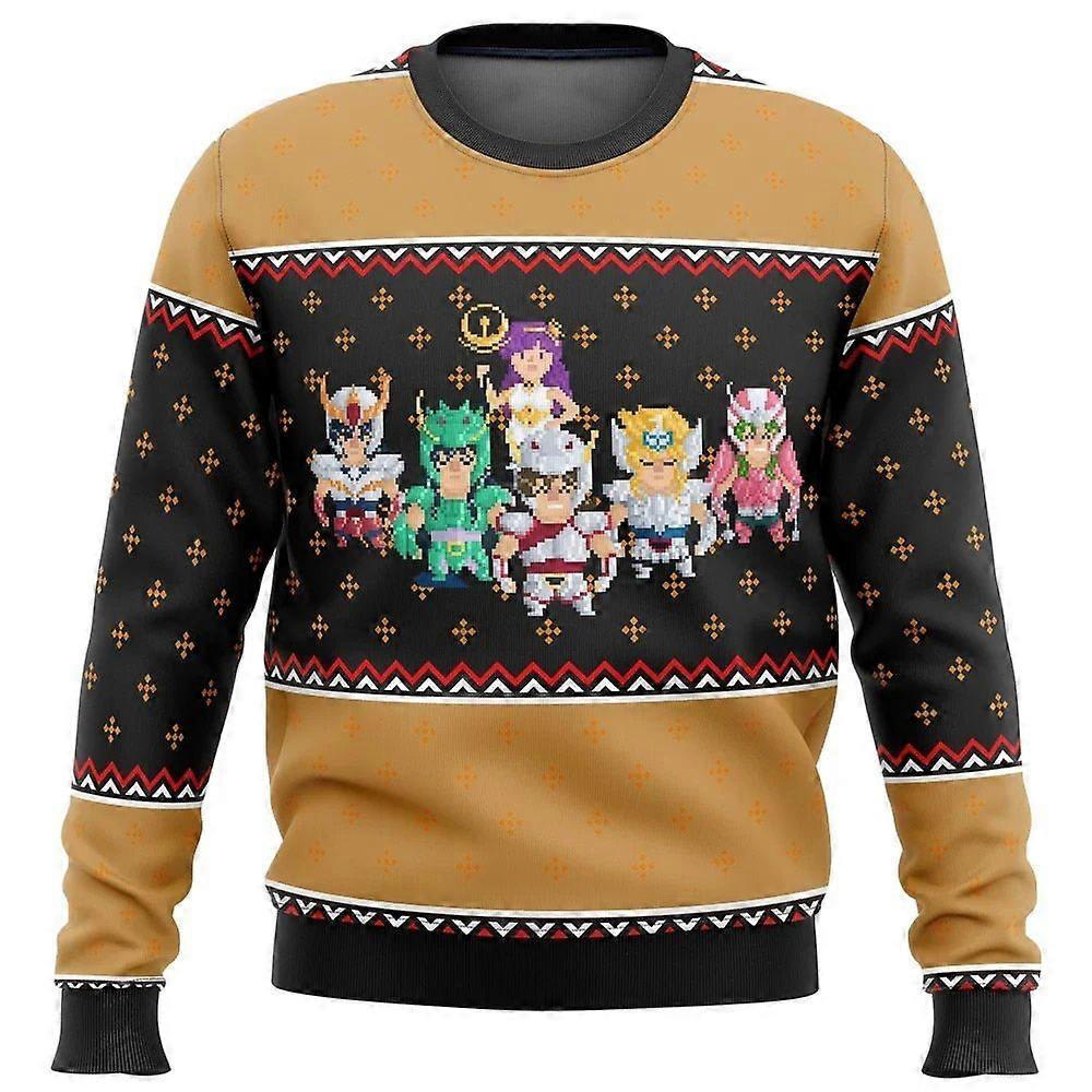 Attack On Titan Stygg Julegenser Julegave Julenissen Genser Menn 3D Genser Og Topp Høst Og Vinter Kluti