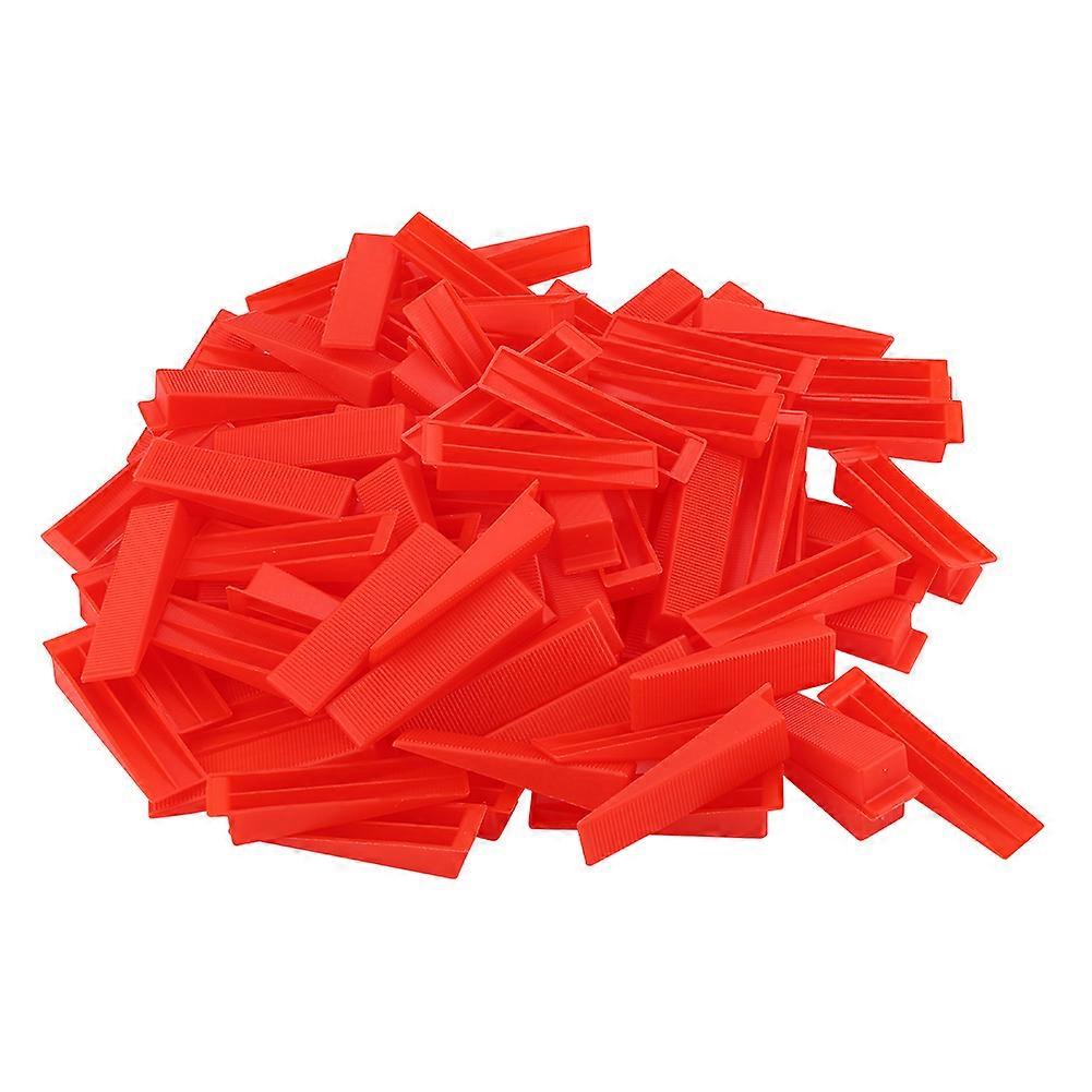 100PCS Wedges Floor Wall Tile Leveler Spacers Leveling Plane Tools