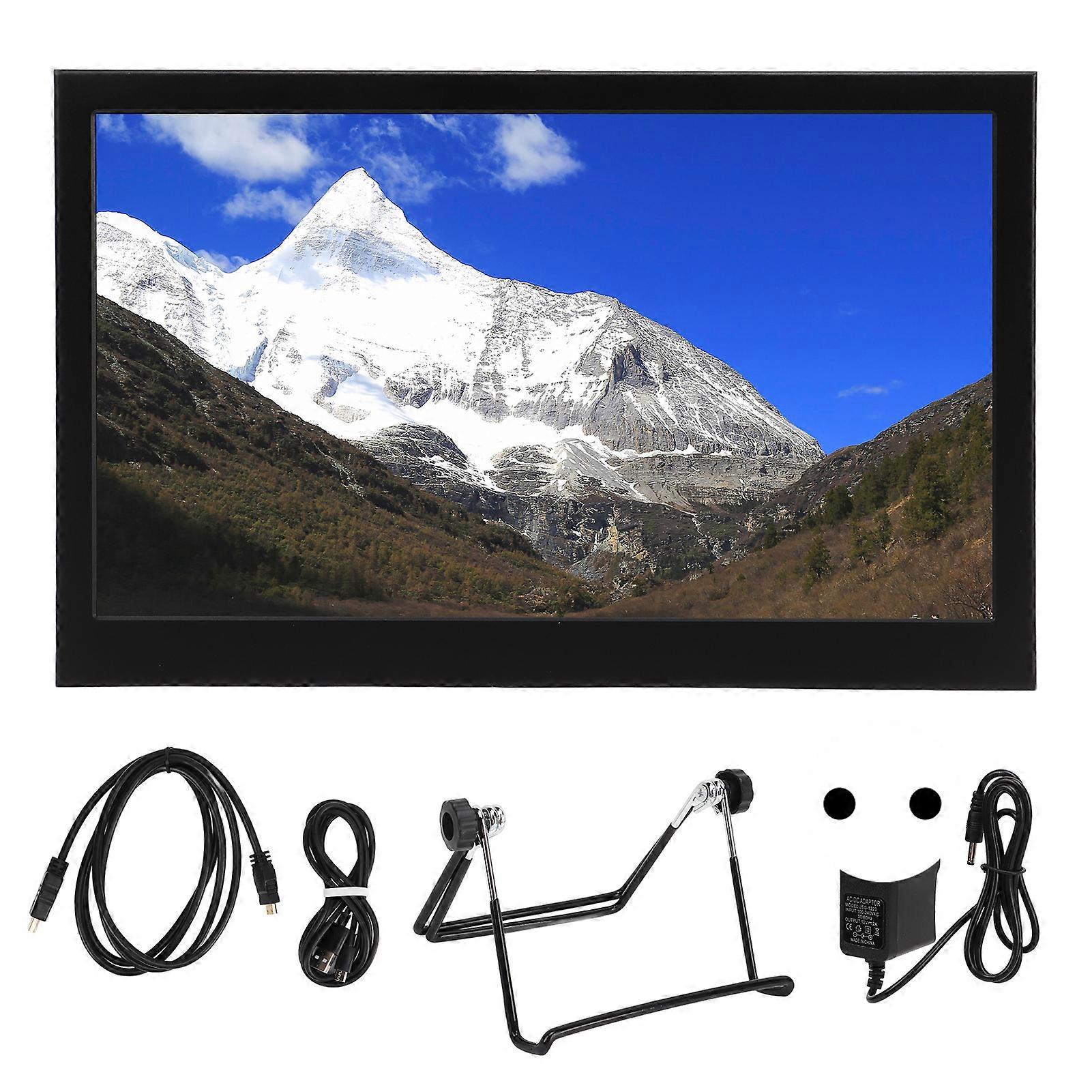 13.3" Portable Touch Monitor: 1080P HD, HDMI Input, Dual Speakers, USB Touch, Versatile Use