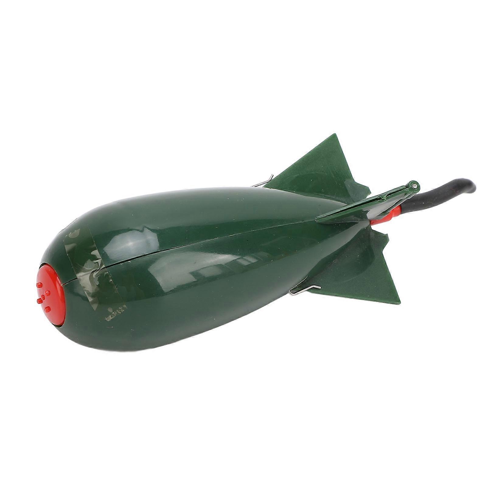 Rocket Shaped Fishing Bait Feeder Large PP Carp Feeder Bomb Float Lure Holder Bait Thrower for Efficient Casting
