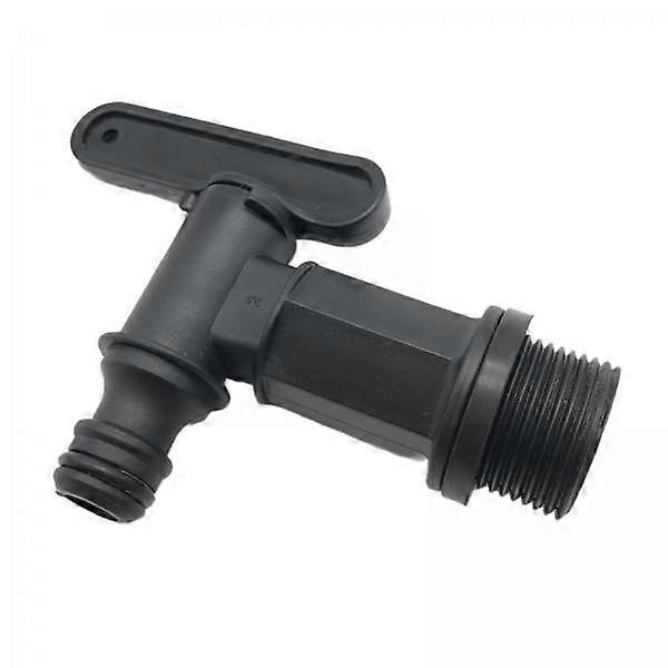 2x Adapter do kranów z kranem wodnym Czarne solidne złącze węża wodnego do zbiornika