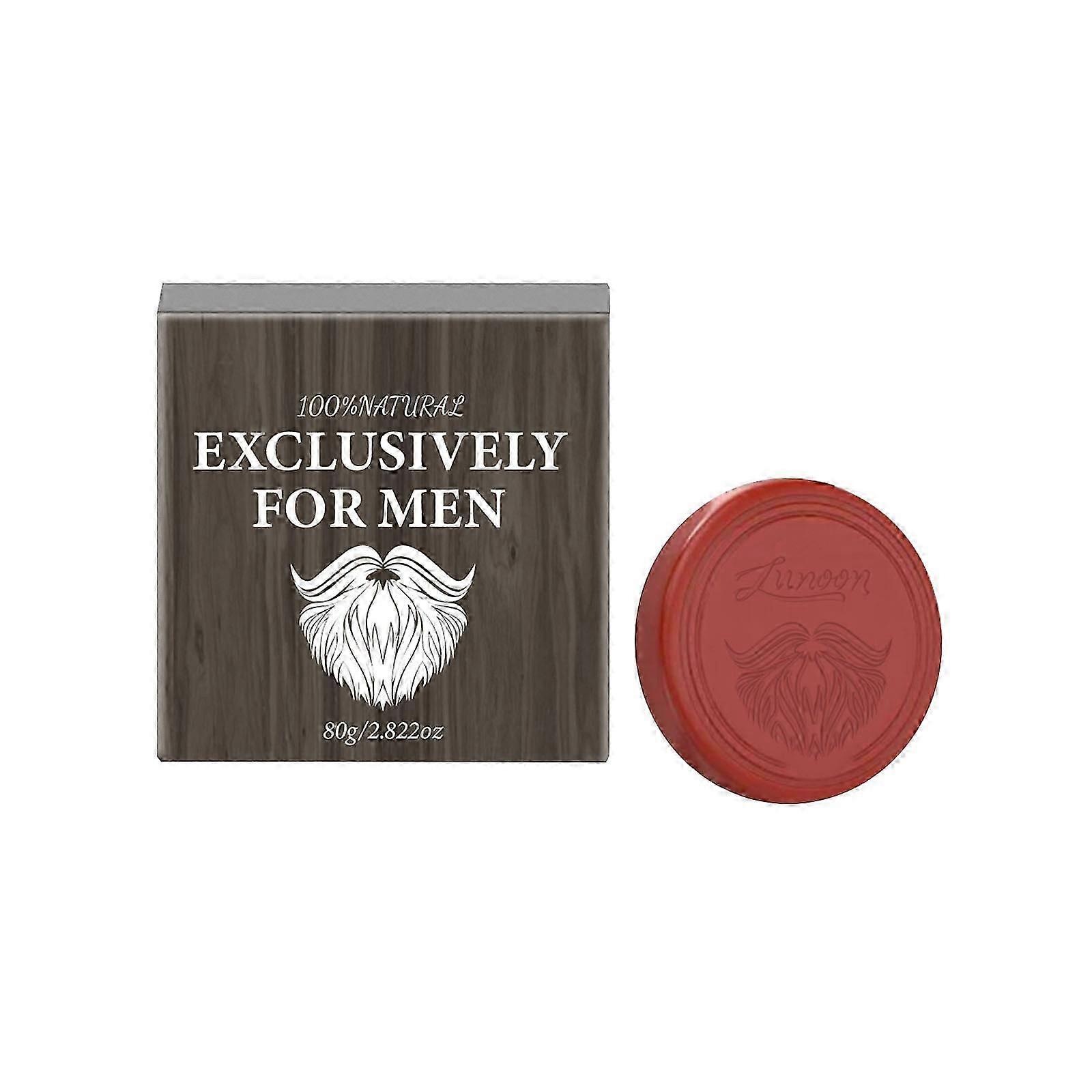 Shaving Soap Gentle Softening Beard Foam Shaving Men's Beard Soap 80g