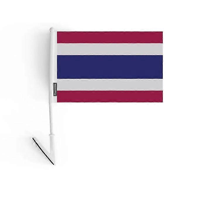 Adhesive Flag – Thailand – 14 x 21 cm – Soft Polyester – Easy to Stick – 5 pieces