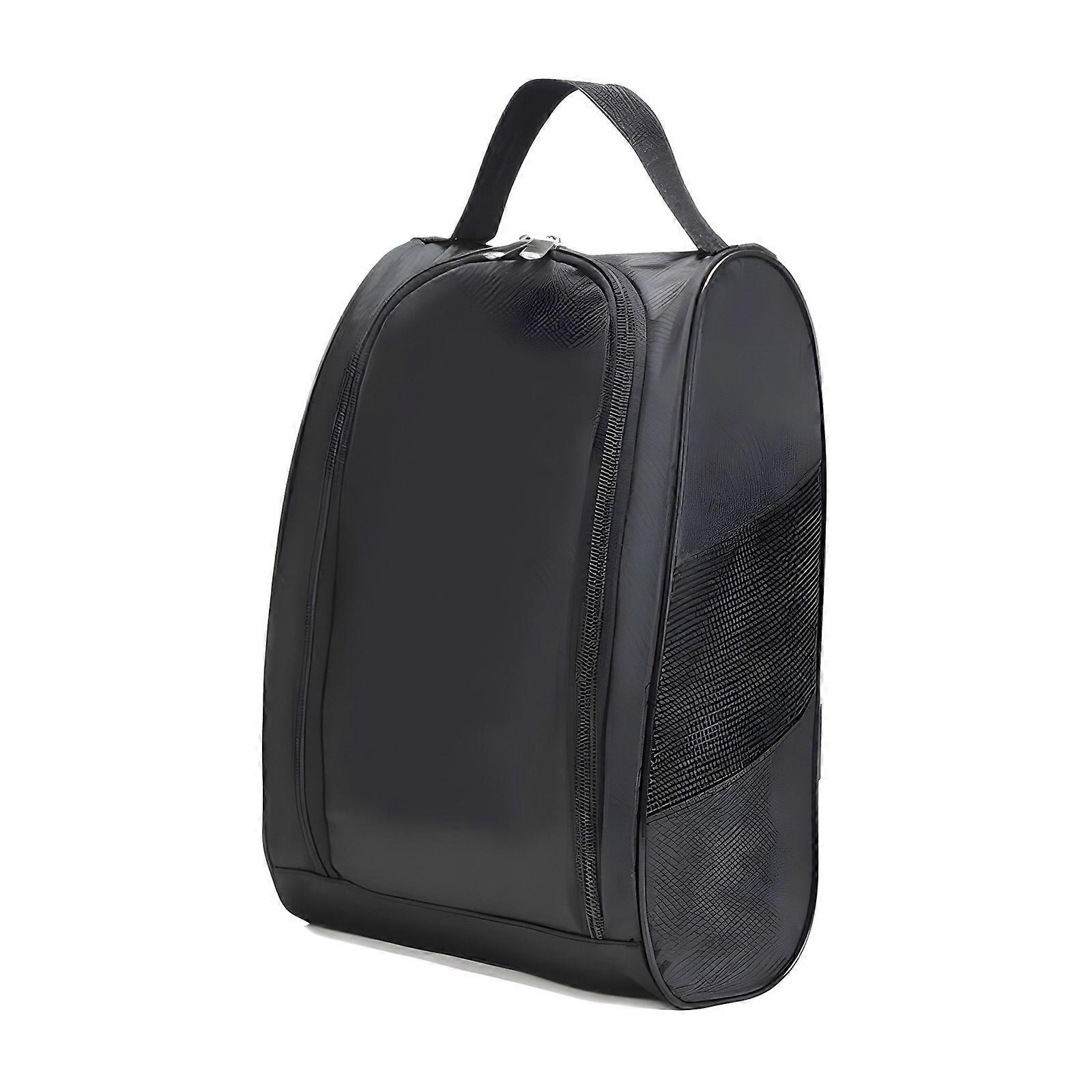 ארגונית נעלי נסיעות לגברים ולנשים תיק נושם עמיד למים עם רוכסן לנעלי גולף, מגף כדורגל ועוד