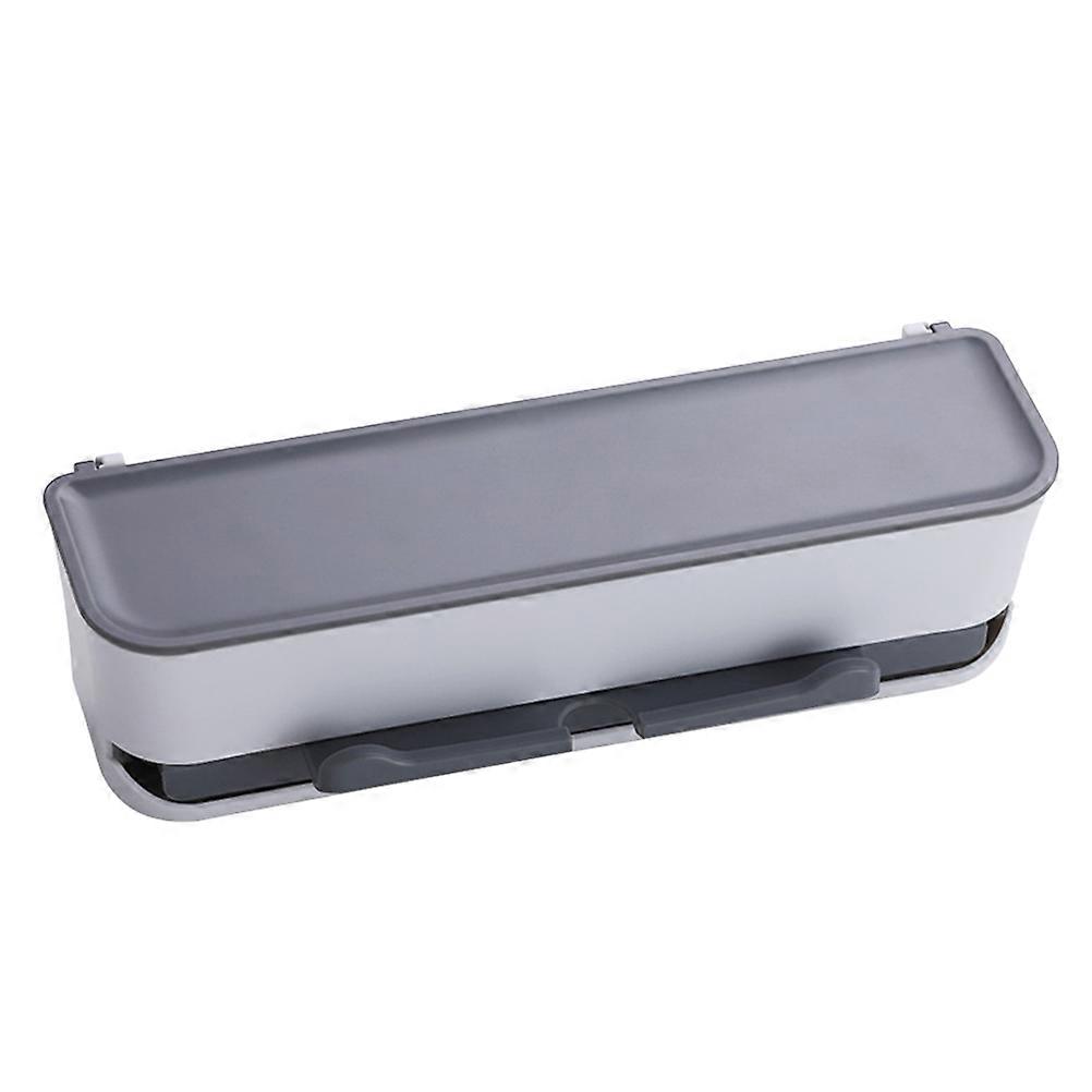 Efficient Wall-mounted Kitchen Organizer with Chopstick Storage and Drainage Solution